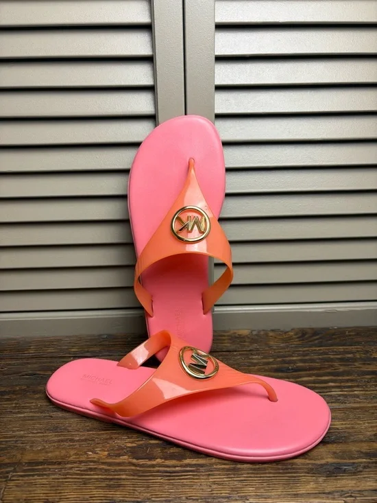 Michael Kors Carmen PVC Jelly Sandals Size 10 - Picture 2 of 7